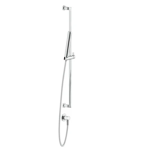 Gessi Inciso Shower Bar Set 800 Mm With Wall Connection Elbow 1 2