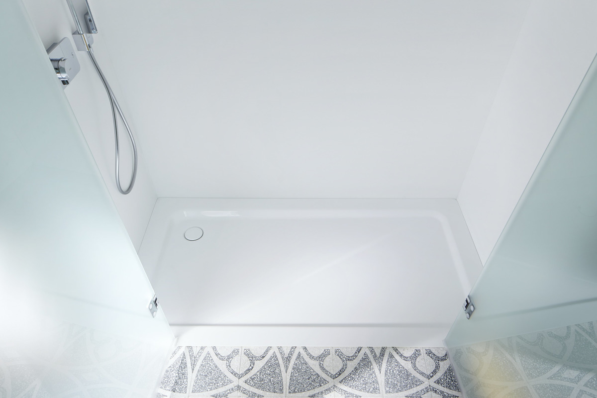 Kaldewei SUPERPLAN CLASSIC 406-1 90x120cm, 430600010711, Farbe: alpinweiß matt - Bild 4 von 5