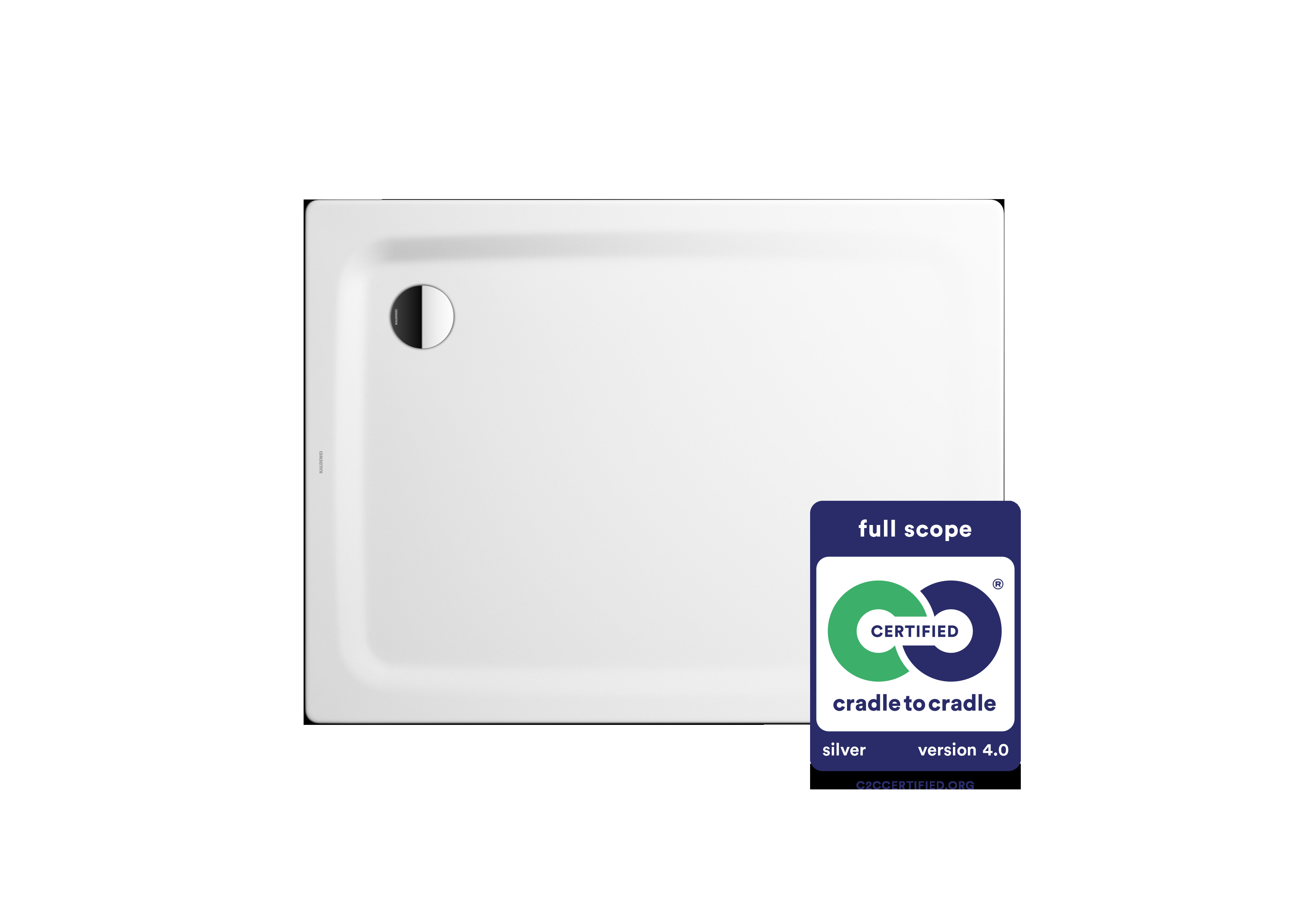 Kaldewei SUPERPLAN CLASSIC 389-1 80x120 cm, 447300010001, colore: bianco alpino - Foto 1 di 5