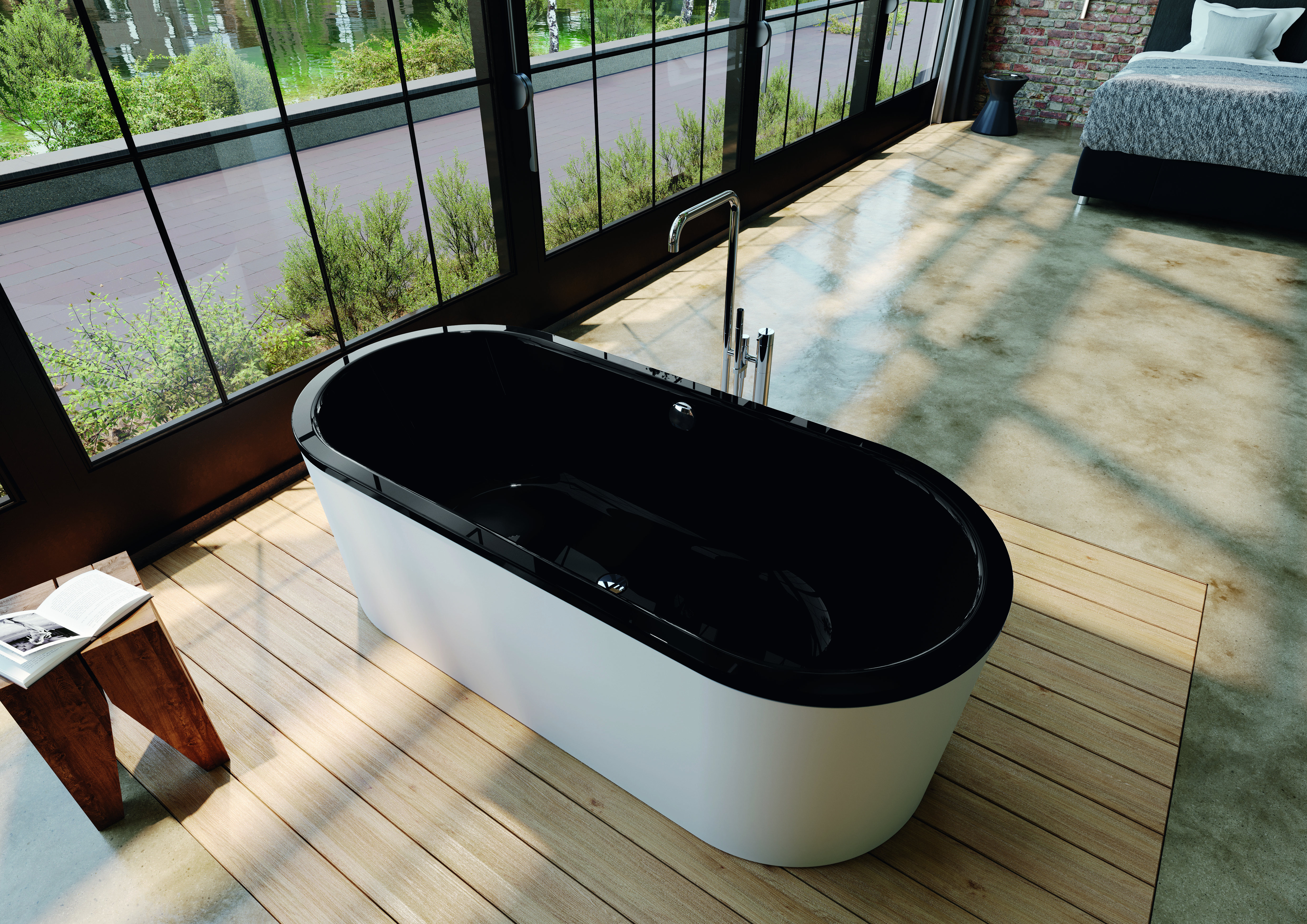 Kaldewei CLASSIC DUO Oval, freistehende Badewanne, 170x75x42 cm, mit Schürze - Bild 10 von 10