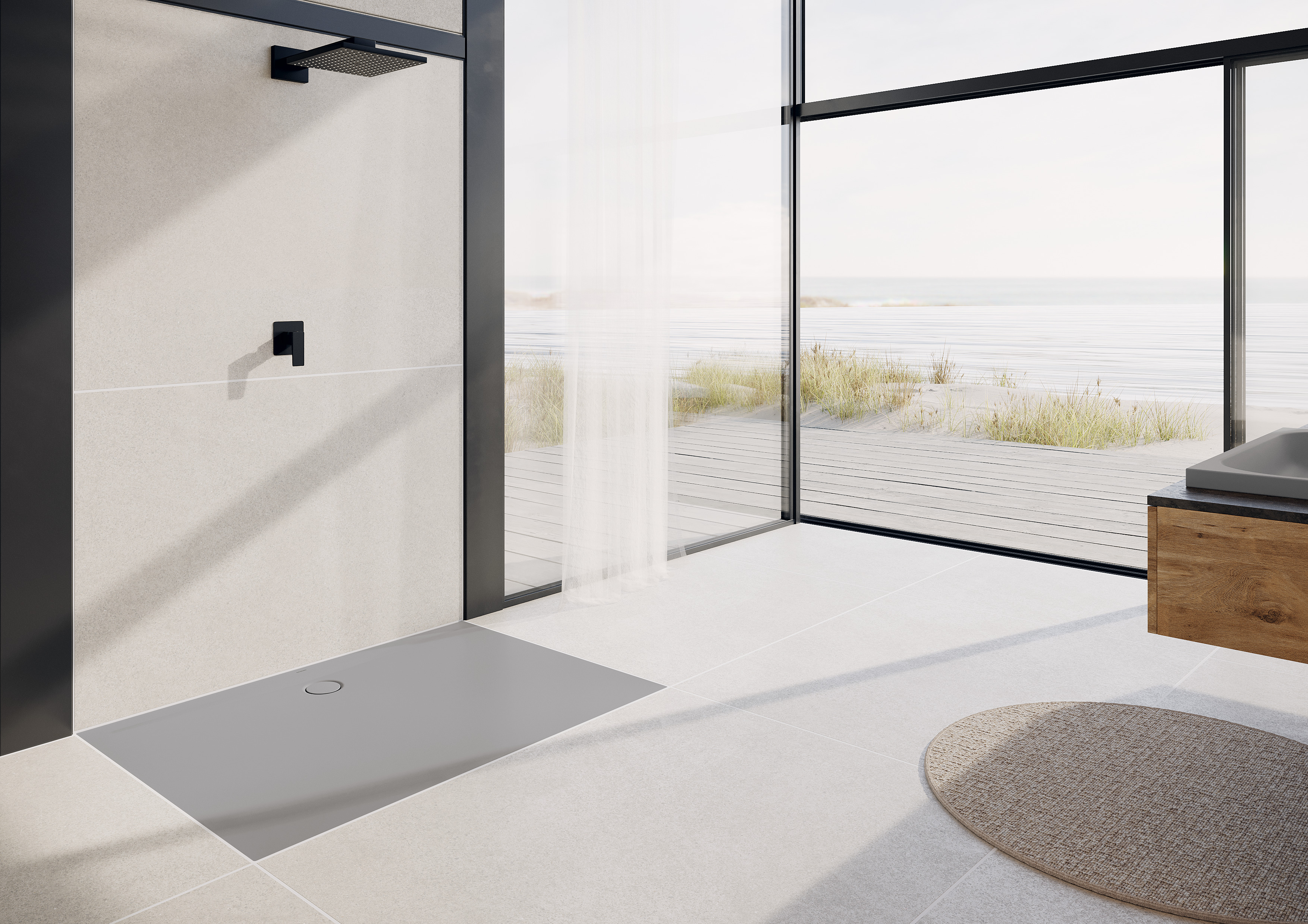 Kaldewei SUPERPLAN ZERO 1554-1, piatto doccia, 120 x 90 cm, 355400010001, col... - Foto 8 di 10