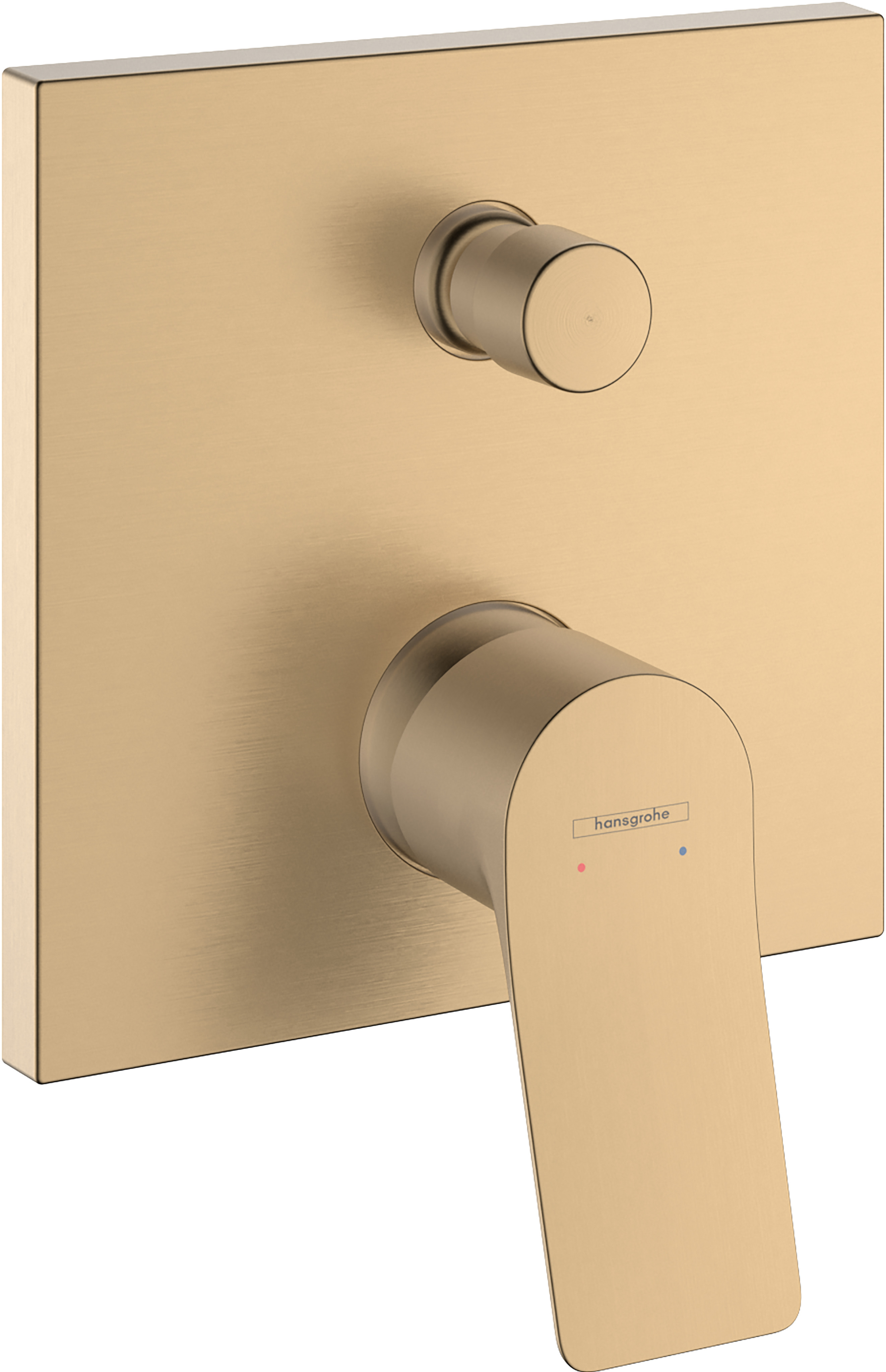 Hansgrohe Vivenis Einhebel-Wannenarmatur Unterputz, 75415140, Farbe: Brushed