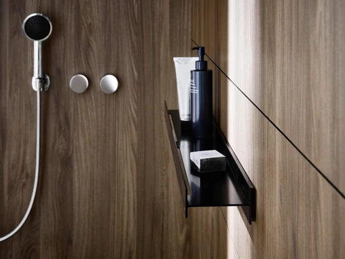 EMCO Bad Aura - Planchet, Douche, Met Waterafvoer, 800mm, Zwart, Set Sanitaire Accessoires Verkoop Per 1 X 1 Stuk 854513403 4018445134774 5926442 1333126