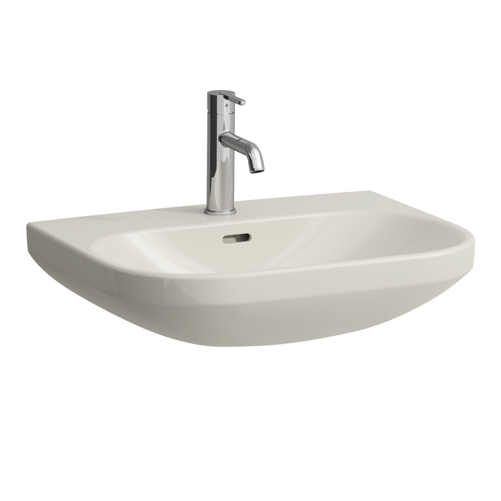 Laufen LUA Waschtisch, 1 Hahnloch, Mit ÜBerlauf, 600X460Mm, H8110830491041,