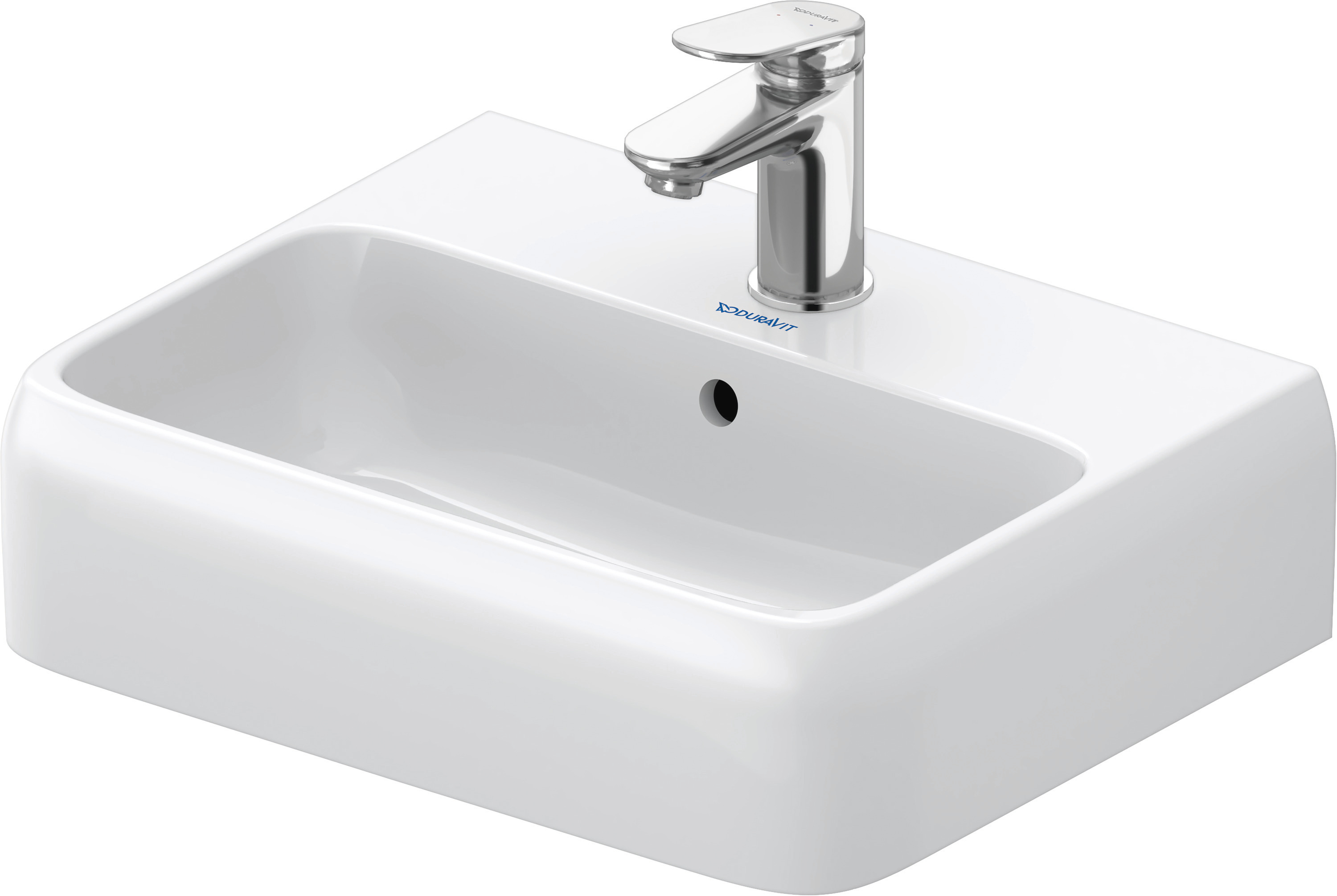 Duravit Collection One Handwaschbecken, 450X350Mm, Unterseite Glasiert (FüR