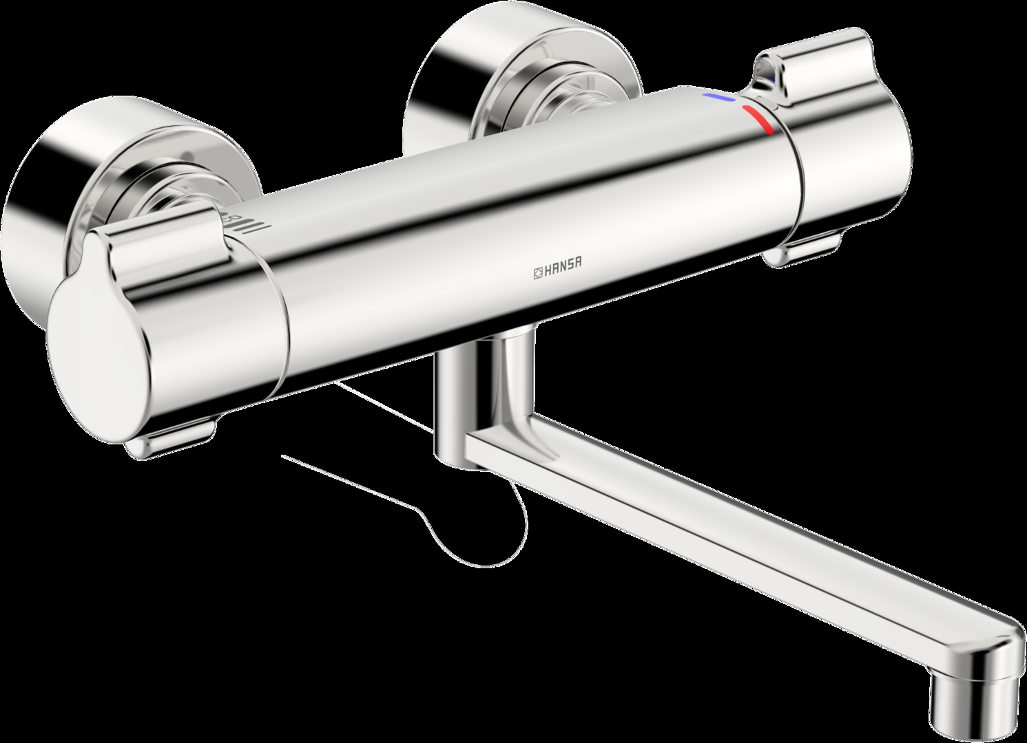 Hansa Hansaclinca Safety + Waschtischarmatur, Ausladung 285 Mm, Chrom, 08806202