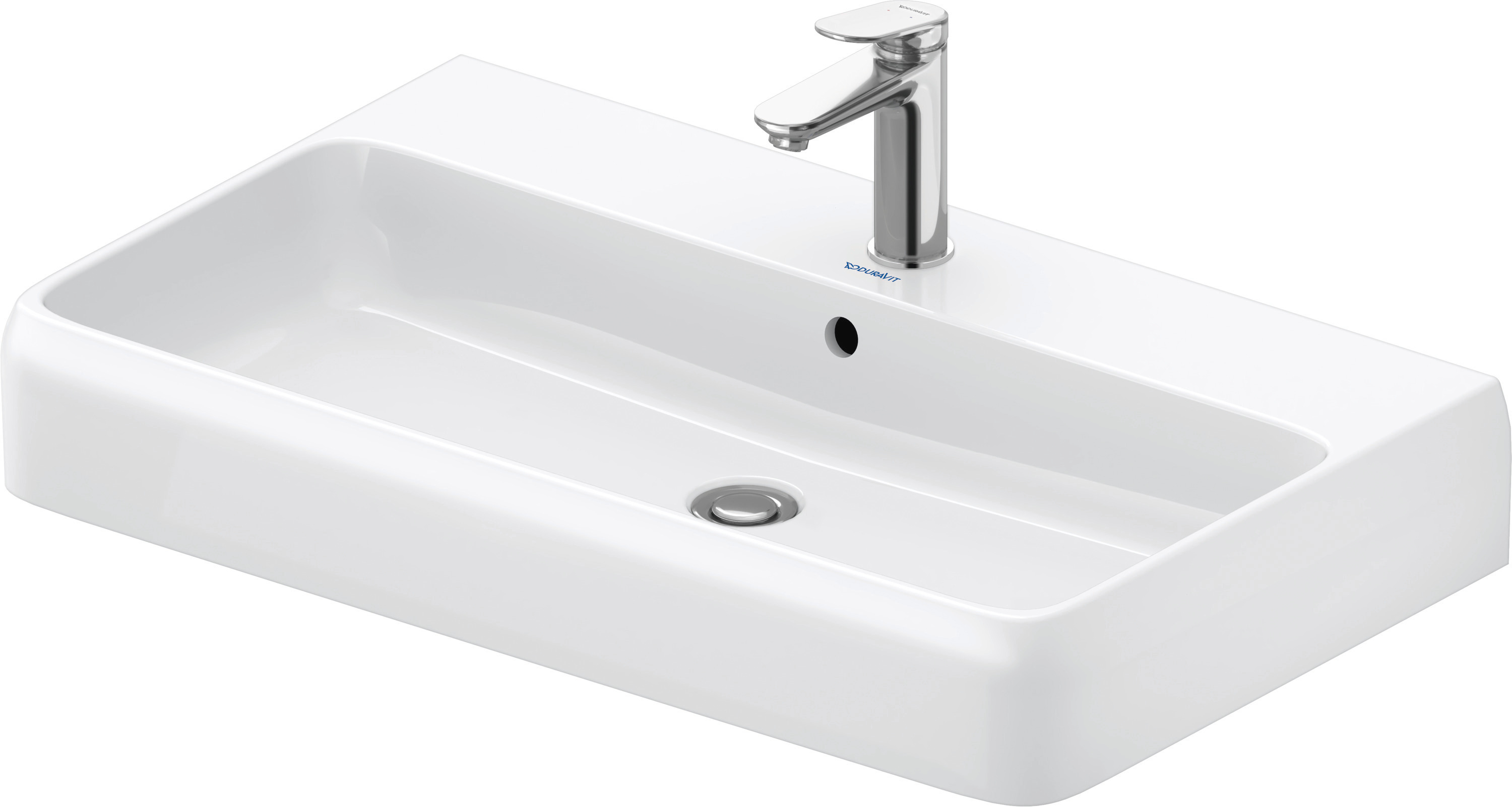 Duravit Collection One Waschtisch, 800X470Mm, Mit ÜBerlauf, Unterseite Glasiert