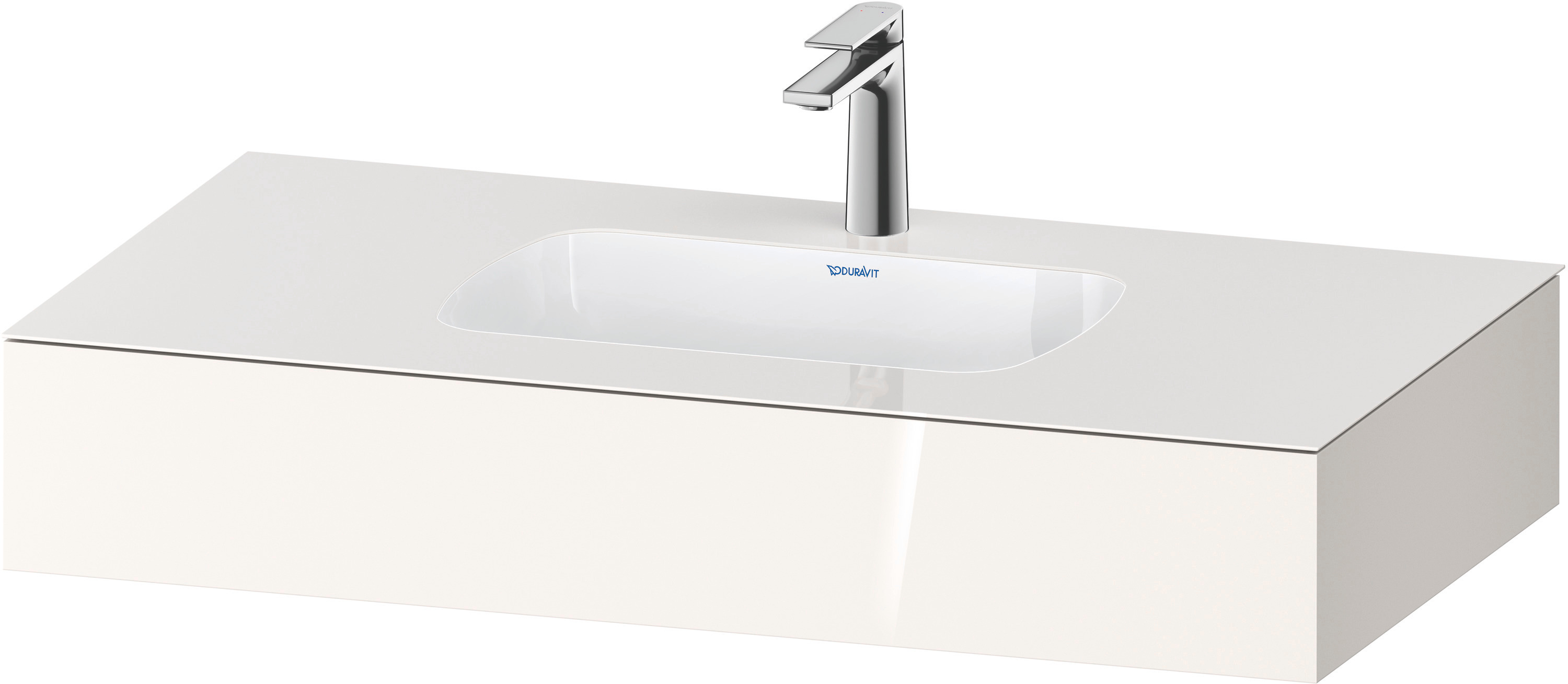 Duravit Collection One Einbauwaschtisch Mit Konsole, 1000X550X170Mm,