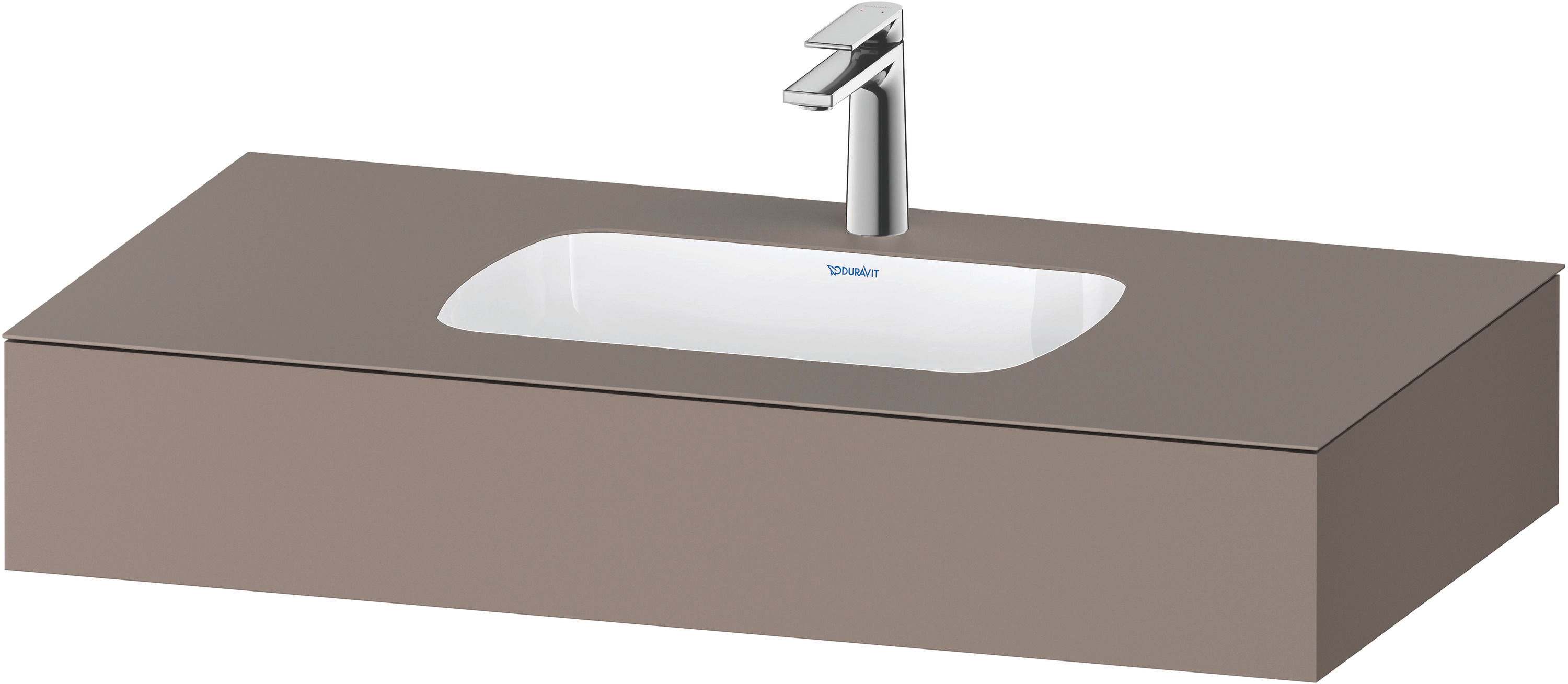Duravit Collection One Einbauwaschtisch Mit Konsole, 1000X550X170Mm,