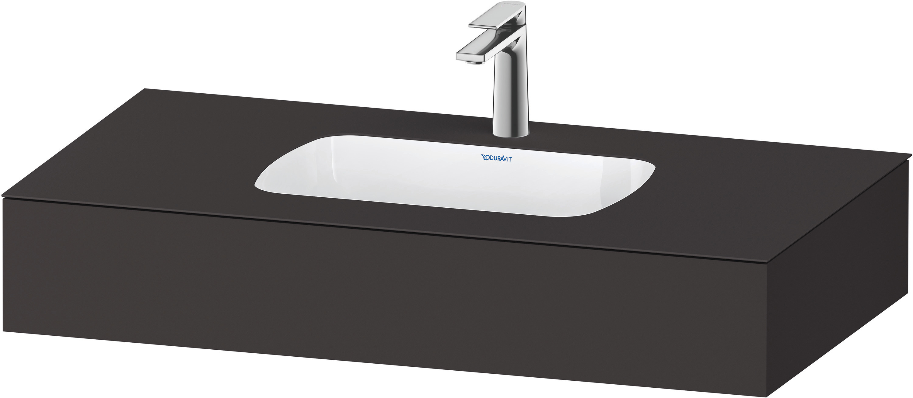 Duravit Collection One Einbauwaschtisch Mit Konsole, 1000X550X170Mm,