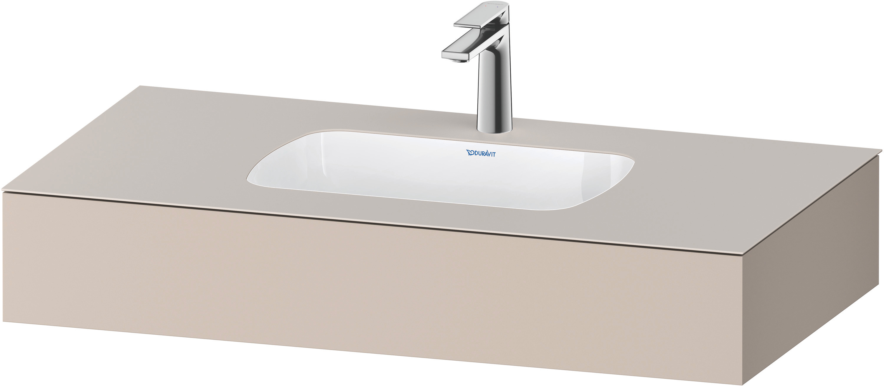 Duravit Collection One Einbauwaschtisch Mit Konsole, 1000X550X170Mm,