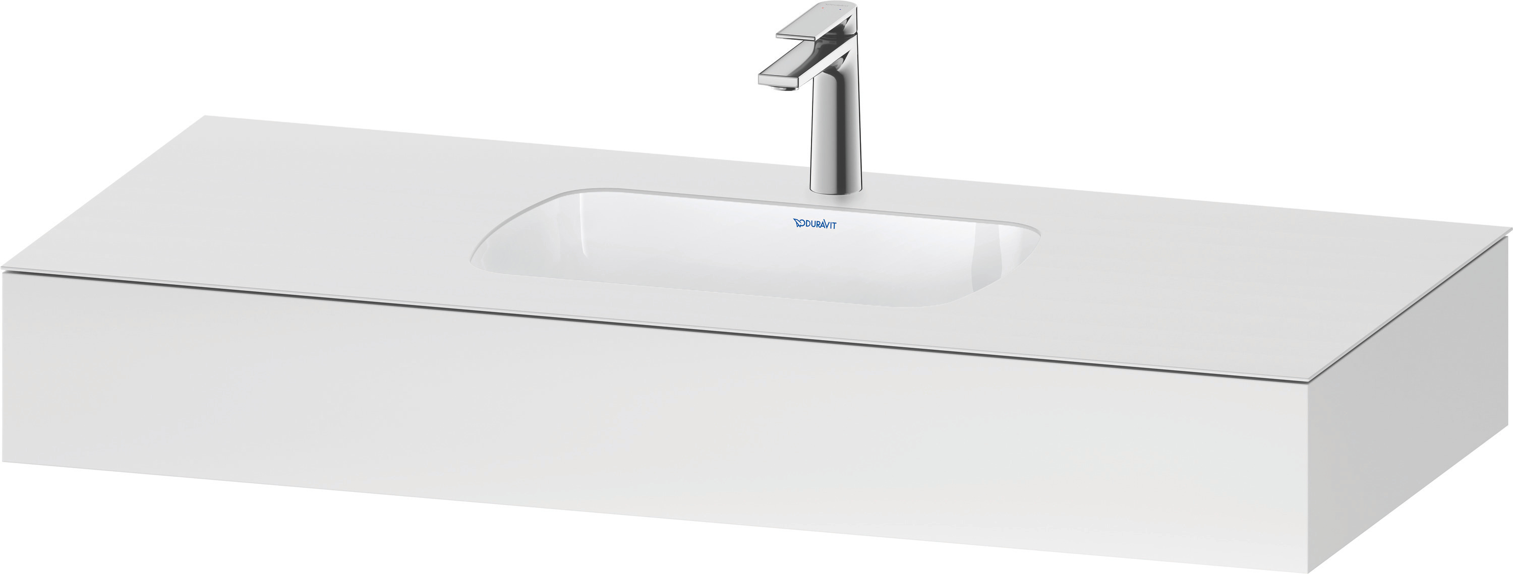 Duravit Collection One Einbauwaschtisch Mit Konsole, 1200X550X170Mm,