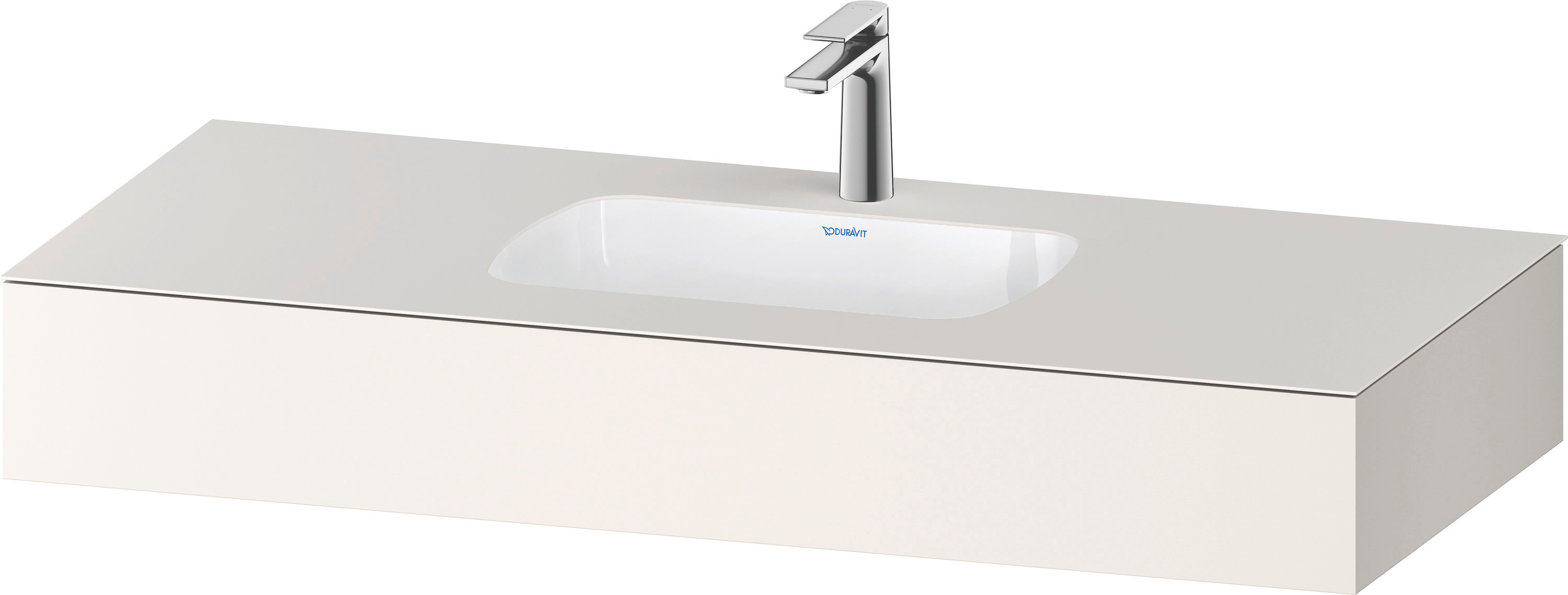 Duravit Collection One Einbauwaschtisch Mit Konsole, 1200X550X170Mm,