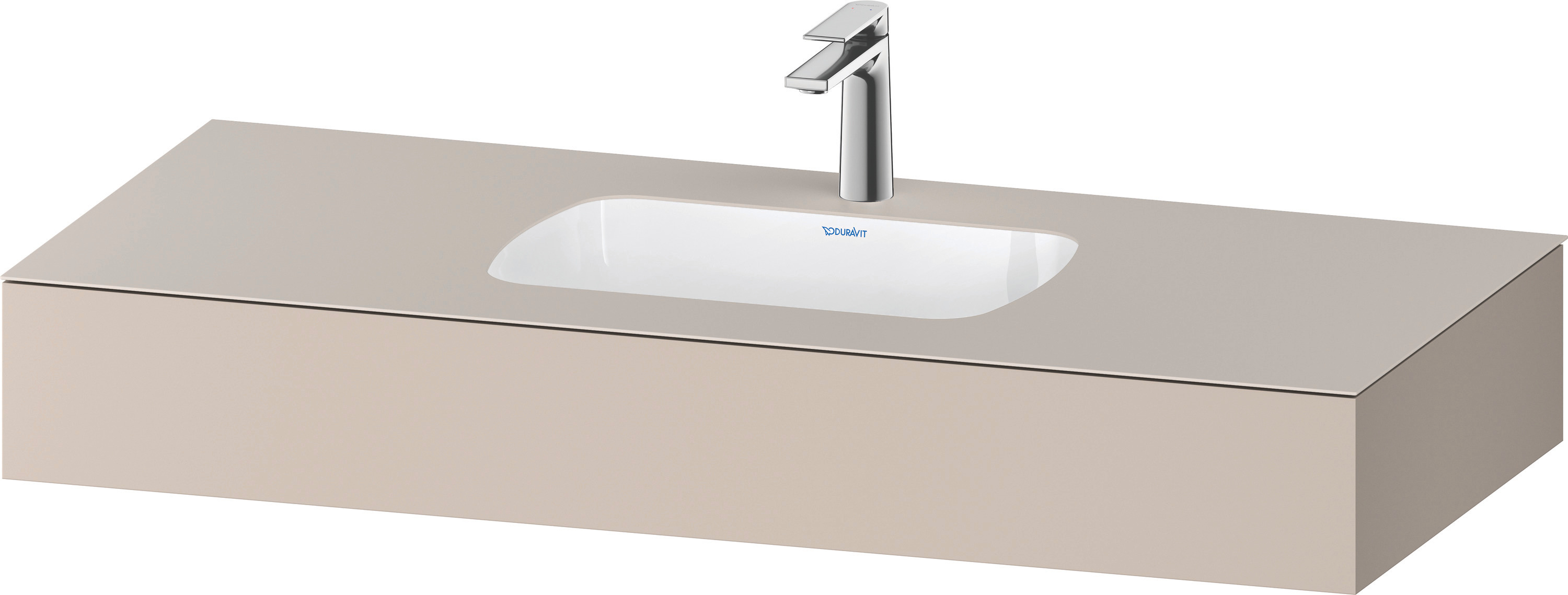 Duravit Collection One Einbauwaschtisch Mit Konsole, 1200X550X170Mm,