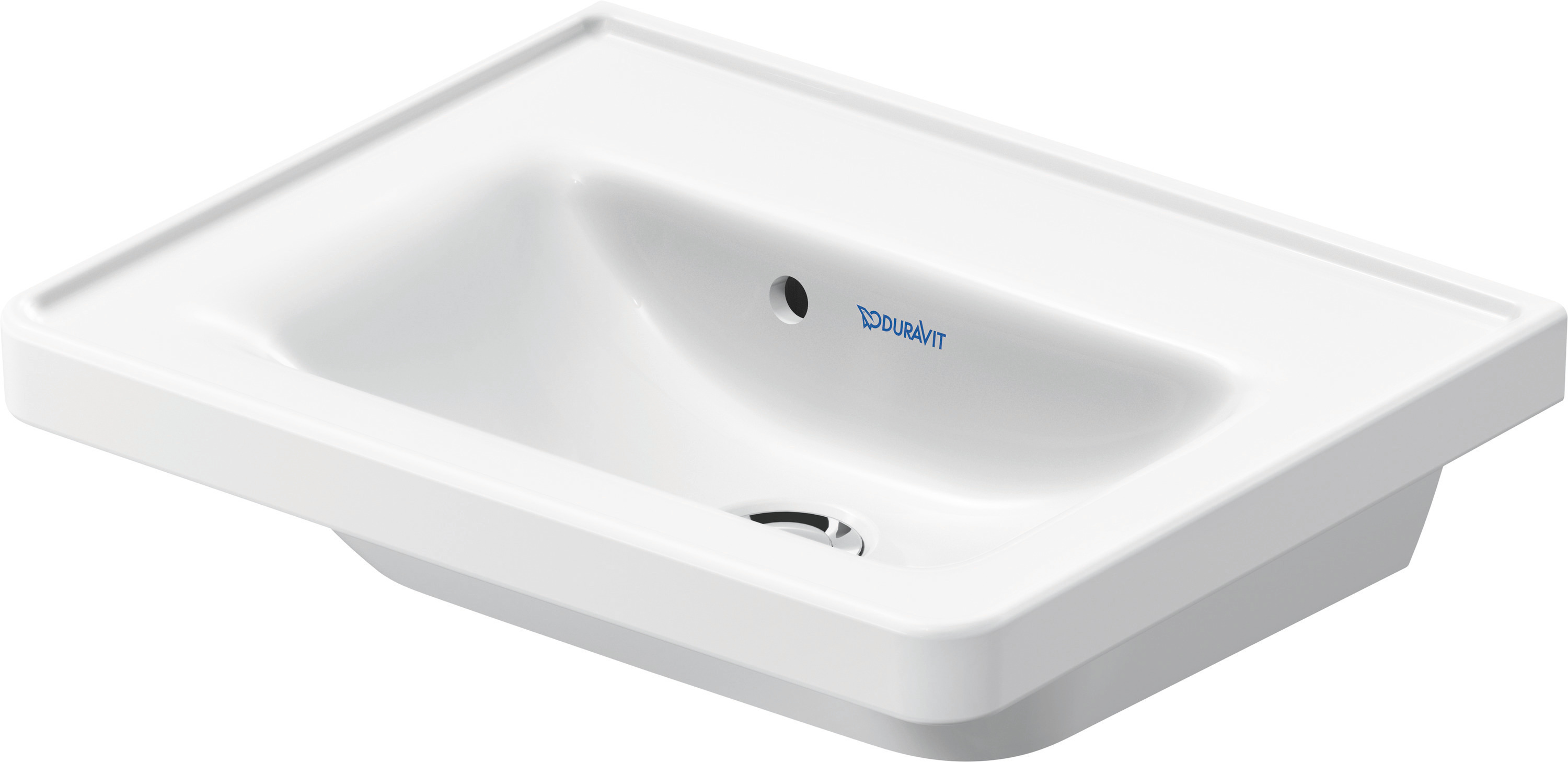 Duravit D-Neo Handwaschbecken, Mit ÜBerlauf, Ohne Hahnloch, 500X400Mm, Weiß