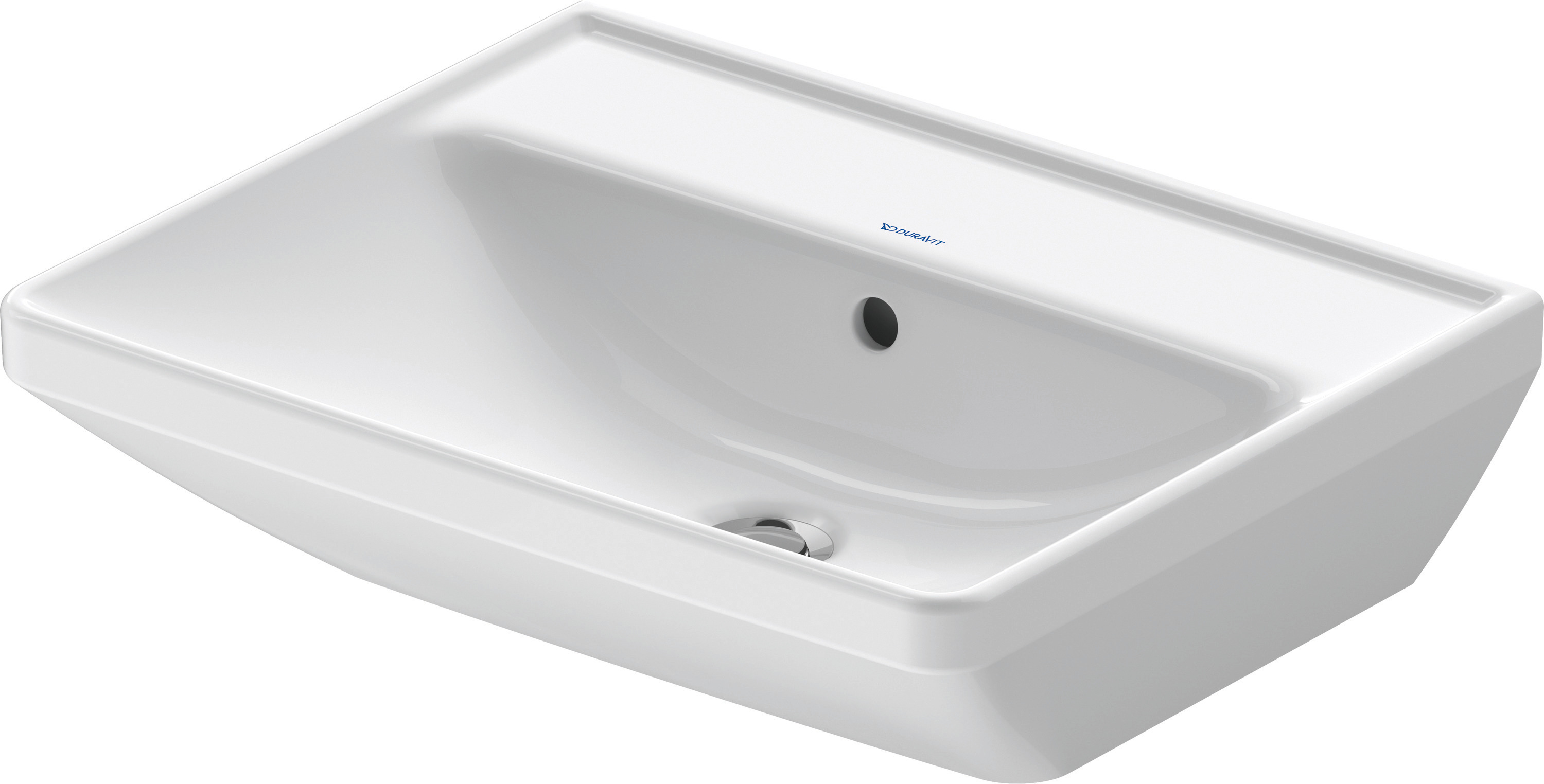 Duravit D-Neo Waschtisch, 550X440Mm, Ohne Hahnloch, Mit ÜBerlauf, Weiß