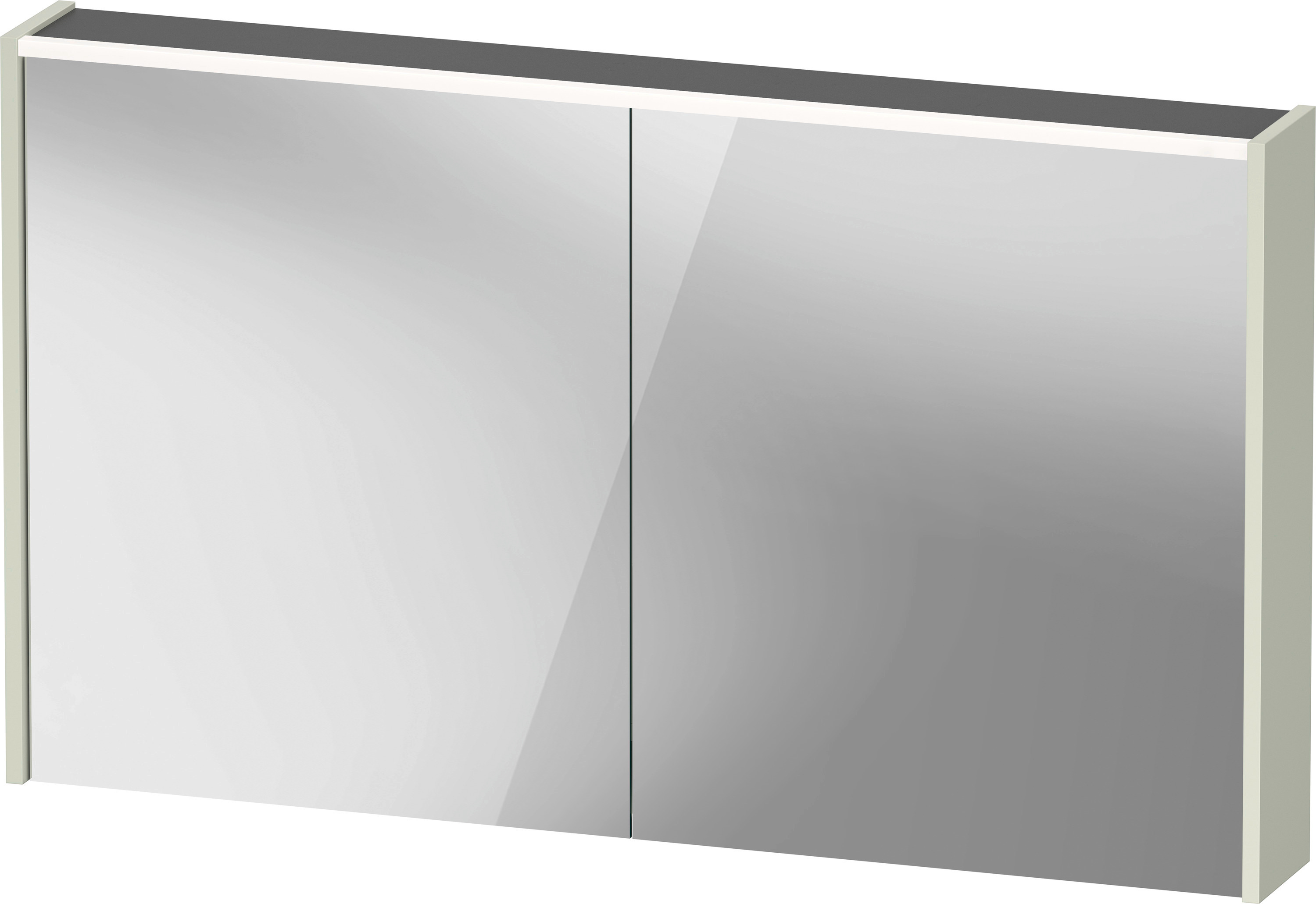Duravit D-Code Spiegelschrank, Steckdose Typ F (Eu, De), 2 TüRen, Led-Lichtfeld