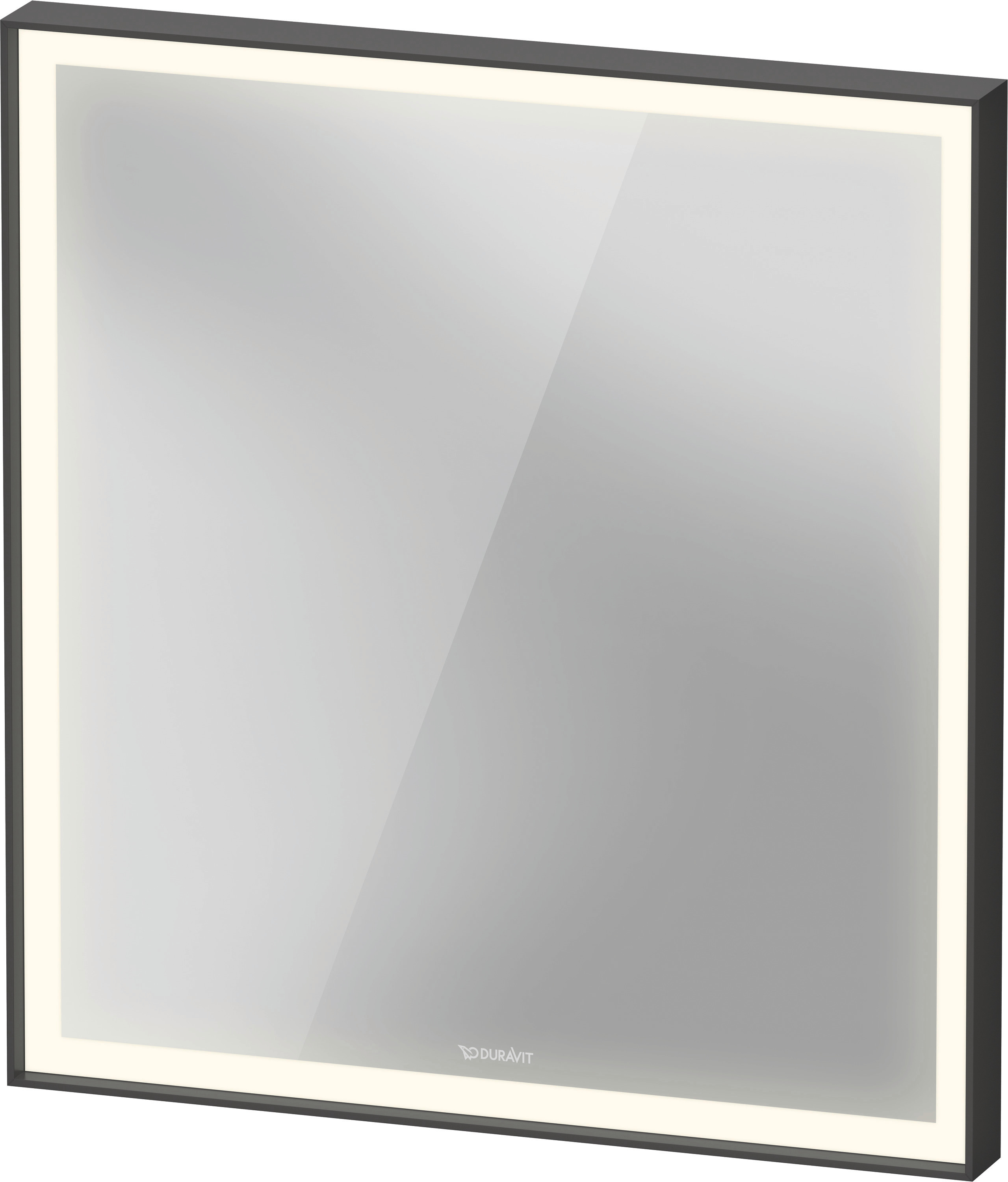 Duravit L-Cube Spiegel Mit Integrierter Beleuchtung, Eckig, 650X700X67Mm,